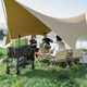image 7 of Outsunny Double Decker Folding Trolley Cart on Wheels, 200KG Capacity Black