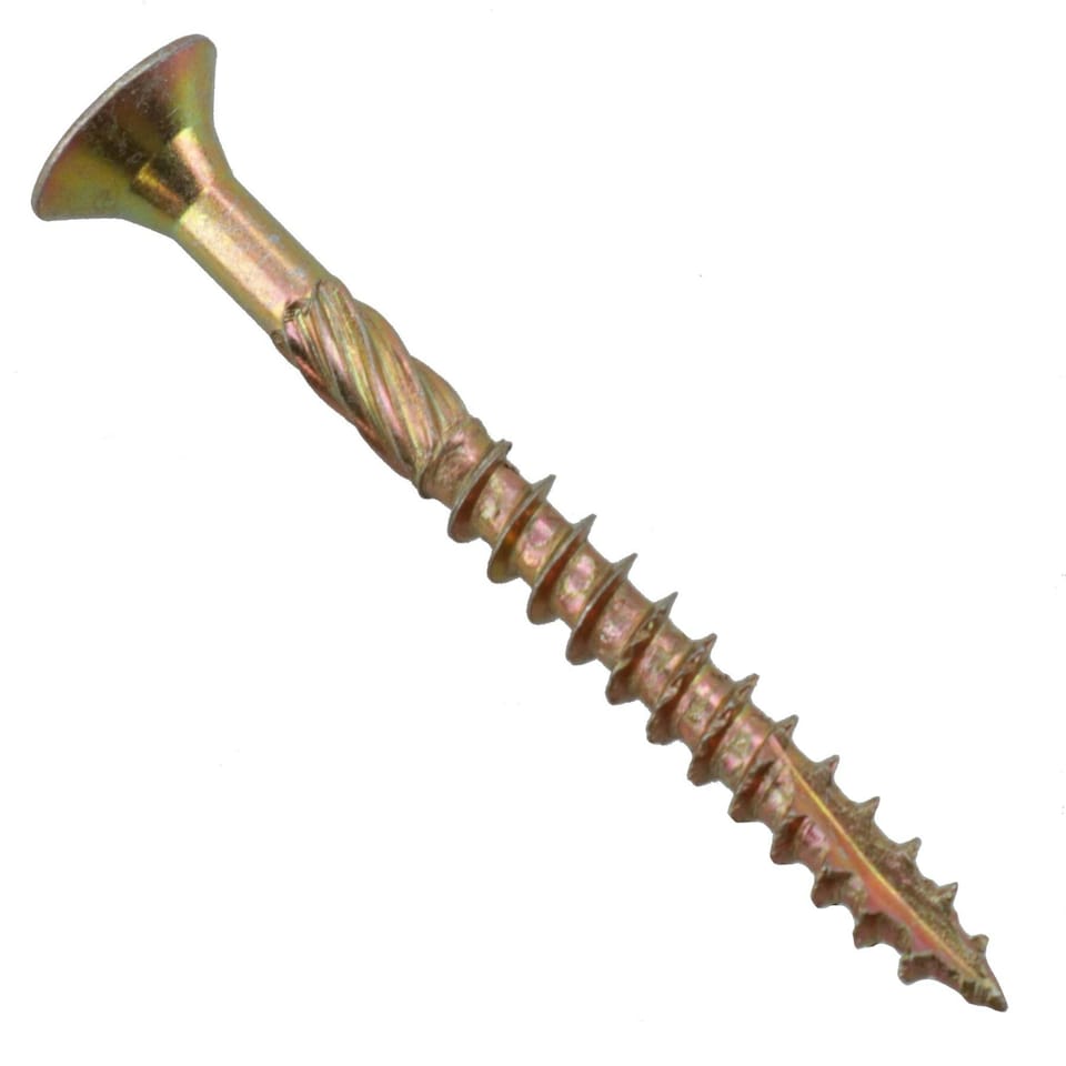 image 1 of Countersunk Wood Screws 5.0 x 50mm Serrated Edge Prevent Splitting PZ2 400pc