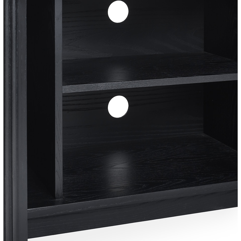 image 1 of Louis Fluted Tv Unit - Black