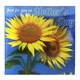 image 1 of 3D Holographic Just for you on Mother's Day BEAUTIFUL BRIGHT COLOURFUL SUNFLOWERS Mother's Day Greetings Card