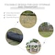 image 5 of Outsunny 3.2m Pop Up Gazebo Hexagonal Canopy Shelter Outdoor with Sidewalls