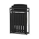 image 5 of Foldaway 1 and 2 Garden Set - Metal - Plastic - Black