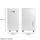 image 2 of Daewoo 20L Dehumidifier with Laundry & Quiet Modes, Air Purifier, 4L Tank