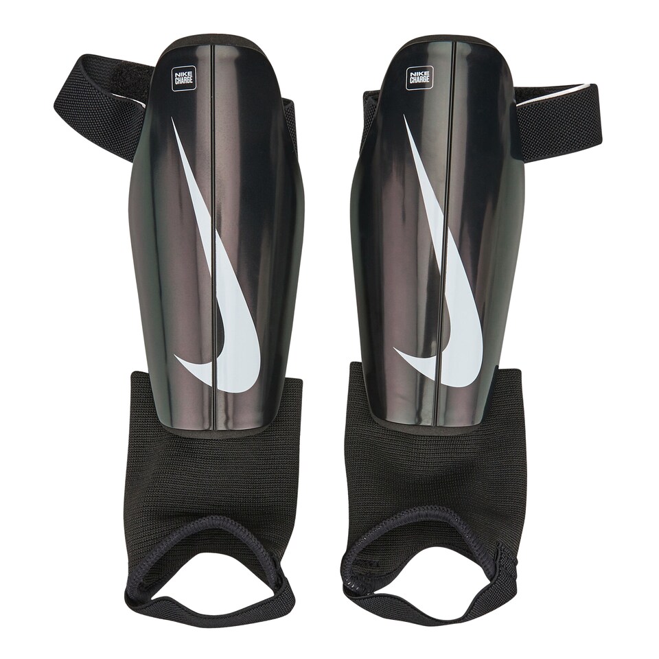 image 1 of Nike Unisex Adult Charge Shin & Ankle Guards | Black | Black | S | 1
