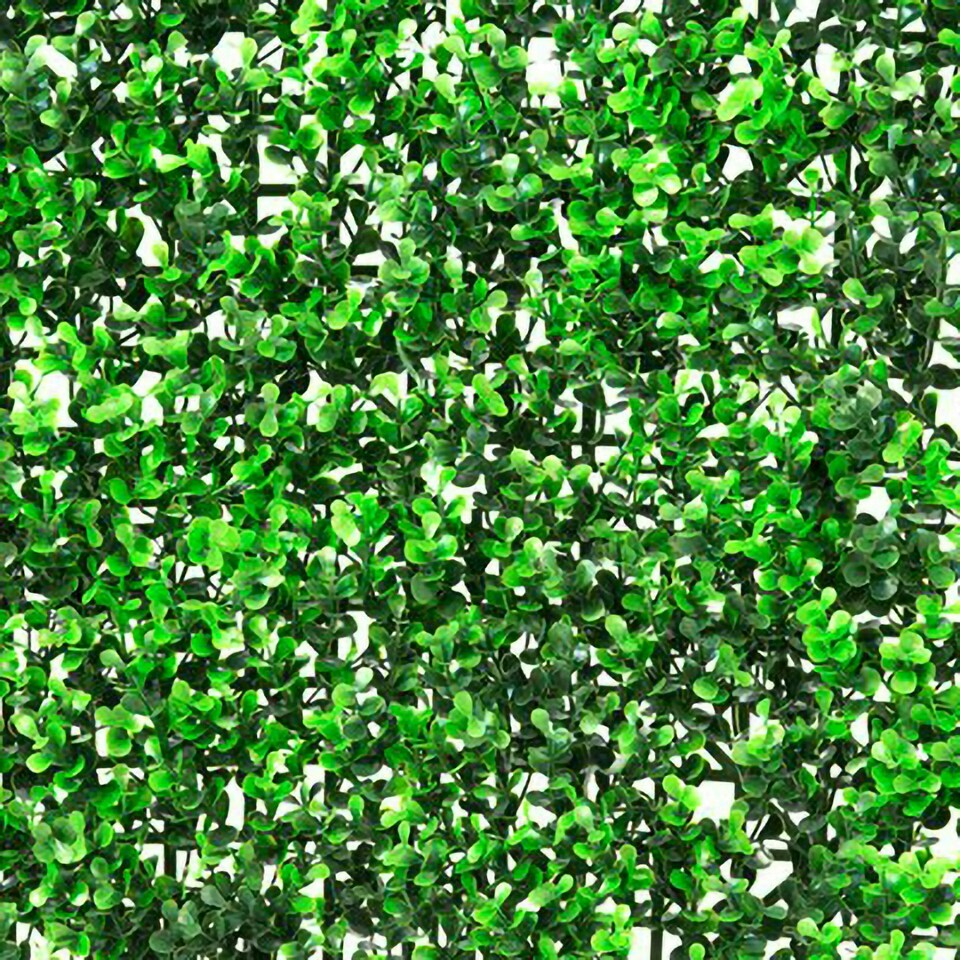 image 1 of Primrose Buxus Artificial Hedge Outdoor Patio Fence Panel 50cm x 50cm