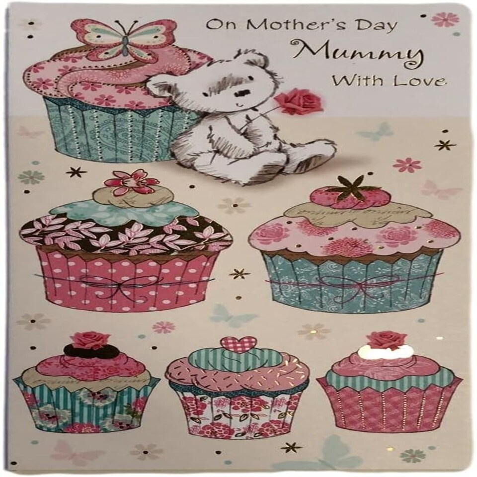 image 1 of Cup Cake Yummy Mothers Day Card