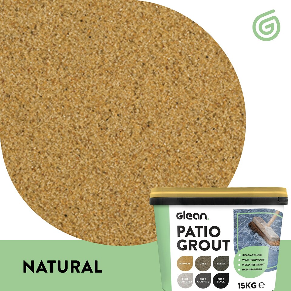 image 1 of Glean Patio Grout - Natural - 15kg