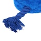 image 3 of Plush Soft Blue Happy Face Dog Play Toy With Squeak & Rope Arms.