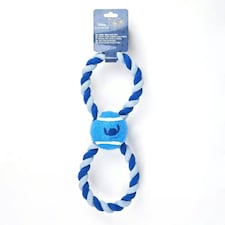 Disney Stitch Tennis Ball Rope Dog Toy