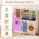 image 4 of COSTWAY Play Kitchen Toy Set Kitchen Playset Kids Chef Pretend Play Toy