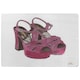 image 1 of Purple High Heels Rug | Multi