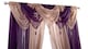 image 2 of Plain Swag Panel - Purple
