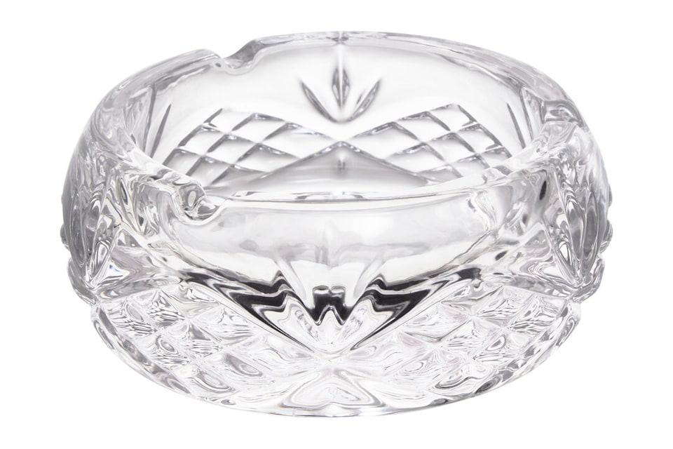 image 1 of Beaufort Large Crystal Textured Ashtray