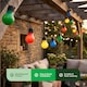 image 3 of Gardenwize Solar Tropical Globe String Lights for Garden Fence Patio