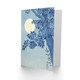 image 2 of Ohara Koson Art Card Blossoming Cherry on Moonlit Night