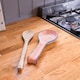 image 4 of Nicola Spring Hand-Printed Kitchen Spoon Rest - 26.5cm - Orange