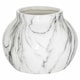 image 1 of Marble Planter - Ceramic - L26 x W26 x H20 cm - Grey/White | Grey