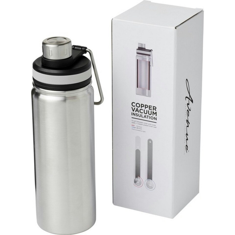image 1 of Avenue Gessi Vacuum Insulated Sport Bottle - Silver - One Size