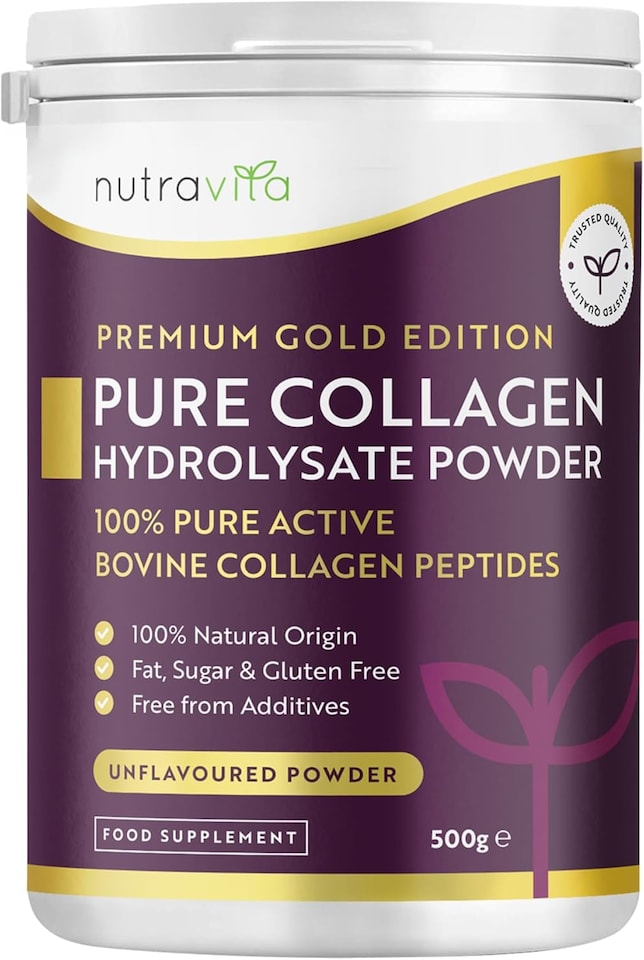 image 1 of Premium Pure Collagen Hydrolysate Powder  500g - Premium Gold Standard Bovine with 8 Essential Amino Acids - 50 Unflavoured Servings