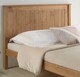 image 5 of 5ft King Size Waxed Pine,Wood,Wooden Low Foot End,Solid Panel Bed Frame.Shaker Style | Clear | Pine | King
