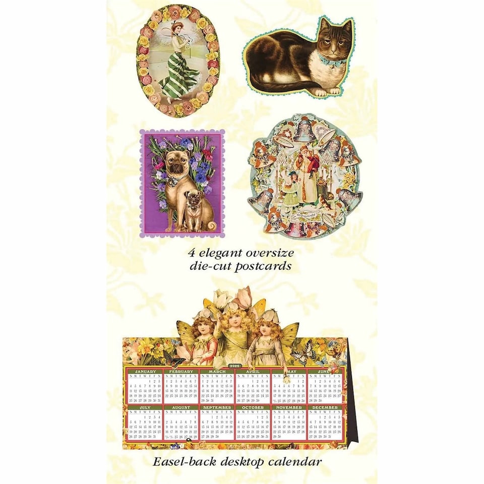 image 1 of Cynthia Hart's Victoriana Calendar 2026, Wall Calendars, Month To View, Art, Gift