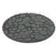 image 2 of Nicoman Round Grey River Rock Stepping Stone - Pack of 1 | Grey | Grey | 1