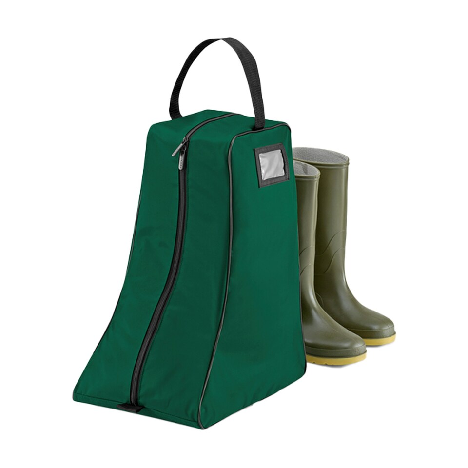 image 1 of Quadra Large Boot Bag (Pack of 2) - Bottle/Black - One Size Green | One Size
