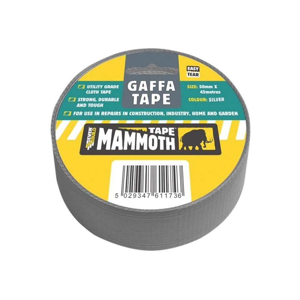 Everbuild Sika Gaffa Tape - Silver - 50mm x 45m