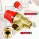 image 4 of SPARES2GO Pressure Relief Safety Valve for Alpha CB50 CD50 Boiler 3 Bar 1/2" BSP Male x Female Brass PRV