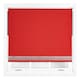 image 2 of FURNISHED Thermal Blackout Roller Blinds with Diamante Edge Made to Measure Window Shade | Red | Red | (W) 90cm x (L) 210cm