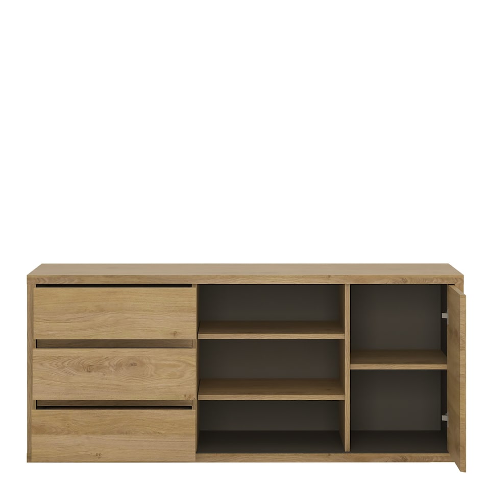 image 1 of Shetland 1 Door 3 Drawer TV Cabinet