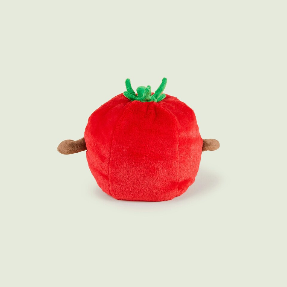 image 1 of Warmies Tomato Plush Microwaveable Weighted Cuddly Toy
