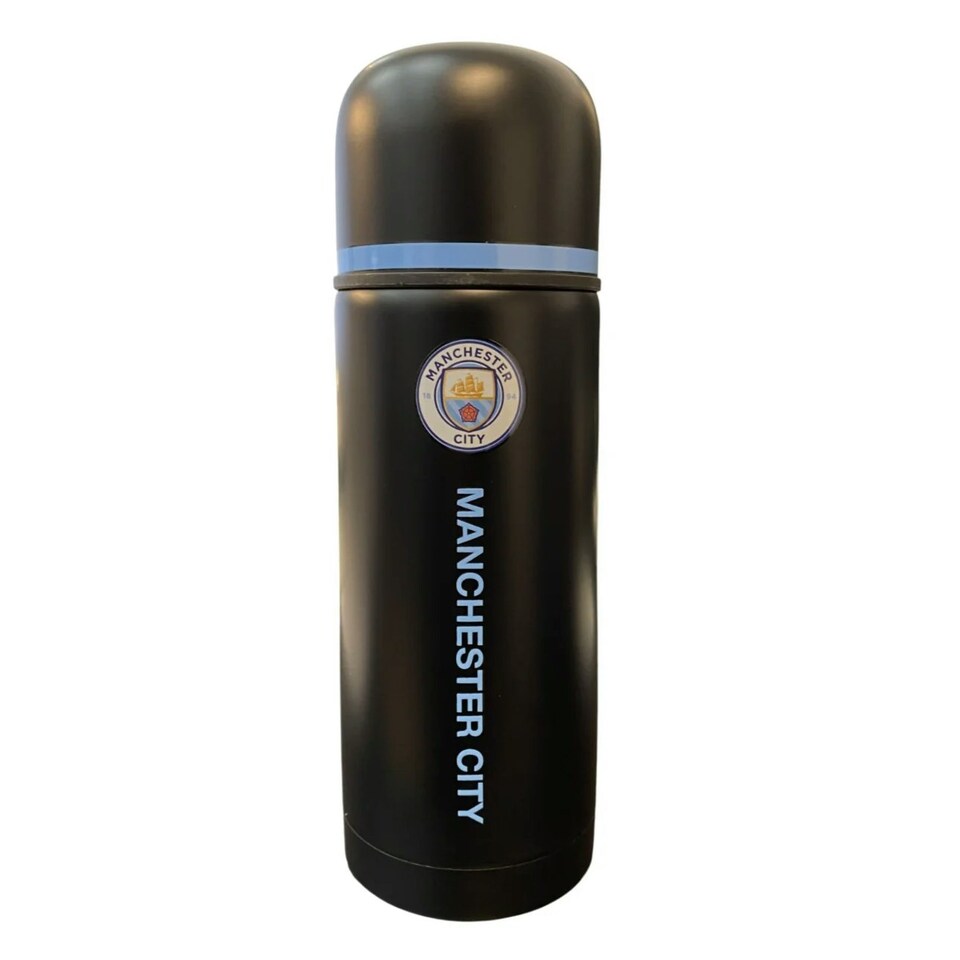 image 1 of Manchester City FC Thermal Flask 500ML Black