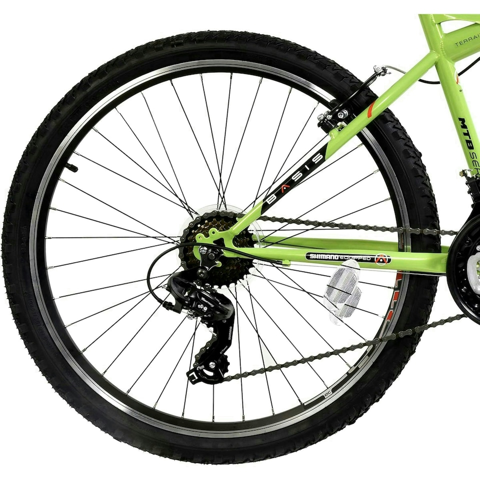 image 1 of Basis Connect Hardtail Mountain Bike, 26" Wheel - Green/Black