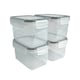 image 8 of 14pc Airtight Reusable Plastic Kitchen Food Storage Container Organiser Set