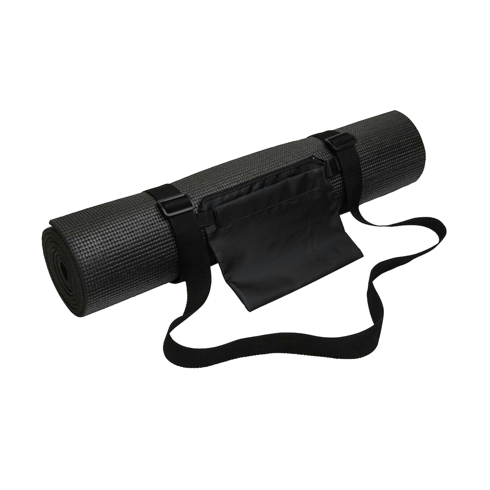 image 1 of Tri Dri Yoga And Fitness Mat - Black - One Size