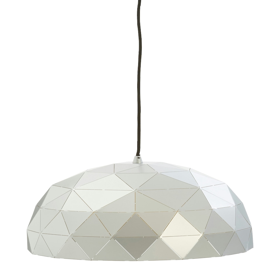 image 1 of Interiors by Premier Small Silver Dome Pendant Light