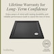 image 6 of Balterley Premium Square Shower Tray | Grey | Grey Slate | 1