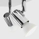 image 4 of ValueLights Pair Square Chrome 4 Way GU10 Ceiling Spotlights