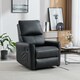 image 7 of Madrid Manual Recliner Air Leather Chair | Black | Black | One Size