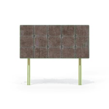 Pearl Mauve Naples Velvet Headboard Single | Multi