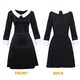 image 5 of Gothic Midweek Daughter Black Dress | Black | XL