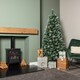 image 2 of 6ft (1.8m) Frosted Glacier Pine Snow Tipped Christmas Tree with Pine Cones and 710 Tips