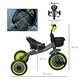 image 7 of AIYAPLAY Trike W/ Adjustable Seat Basket, Kids Tricycle for 2-5 Years Old, Black