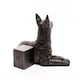 image 3 of German Shepherd Plant Pot Feet - Set of 3 - L8 x W11.5 x H7.5 cm | Brown