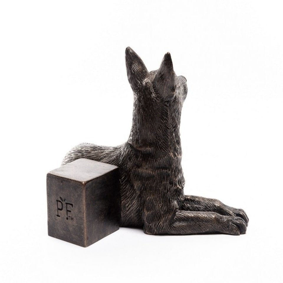 image 1 of German Shepherd Plant Pot Feet - Set of 3 - L8 x W11.5 x H7.5 cm | Brown