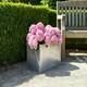 image 3 of Primrose Zinc Galvanised Rectangular Silver Rectangular Planter 100cm x 40cm