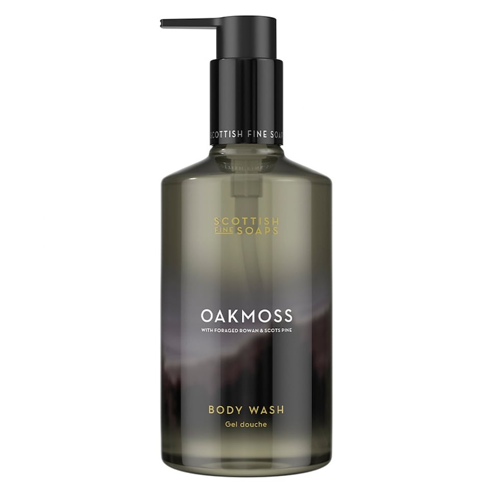 Scottish Fine Soaps Oakmoss Body Wash 300ml Pump Bottle