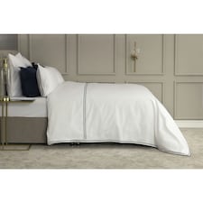 Belledorm Savoy Duvet Cover Set - Navy - Single | Blue | Single