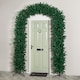 image 2 of 8ft (2.50m) Samuel Alexander Single Door Plain Green Christmas Tree Arch with 2000 Tips